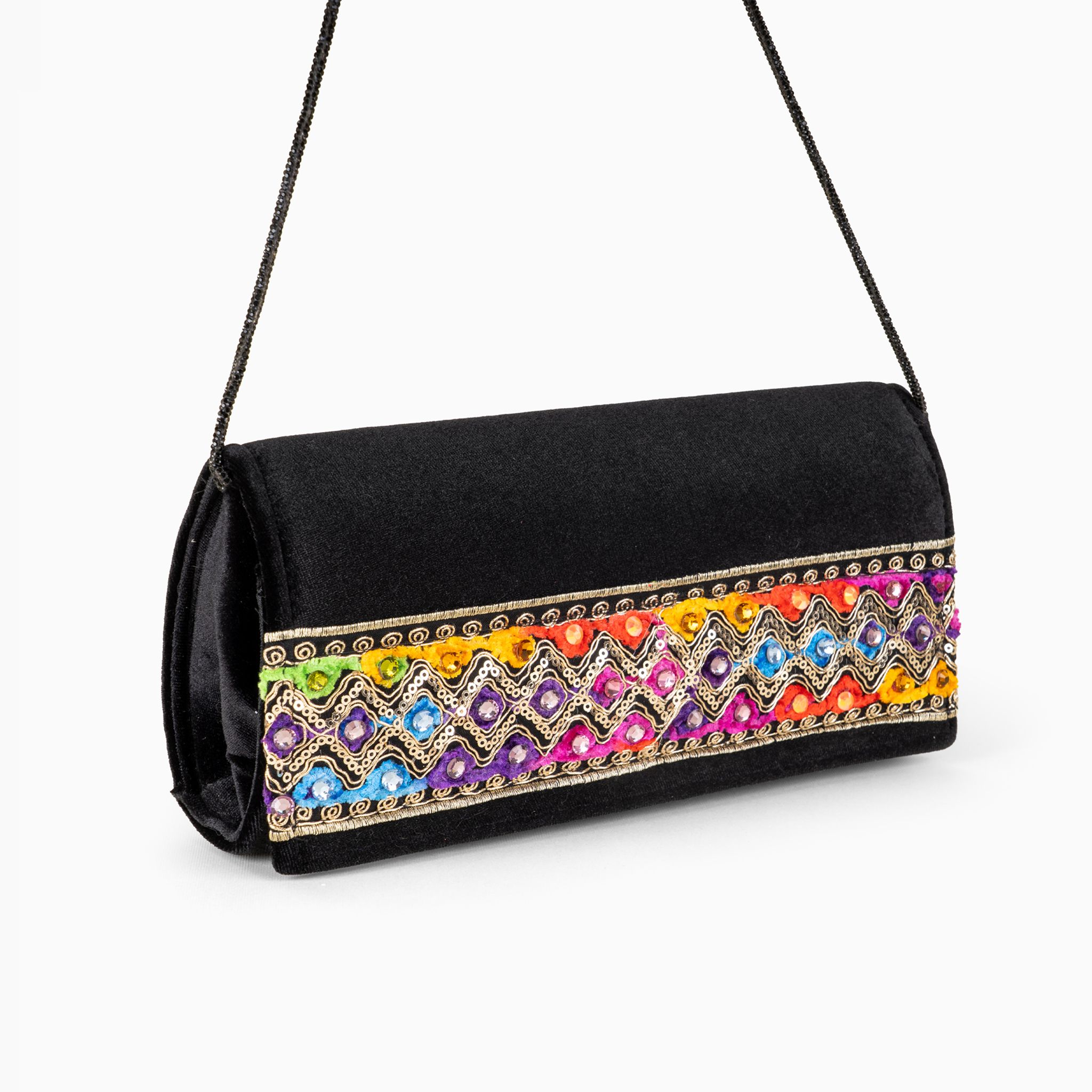 Velvet Mirage Clutch Purse